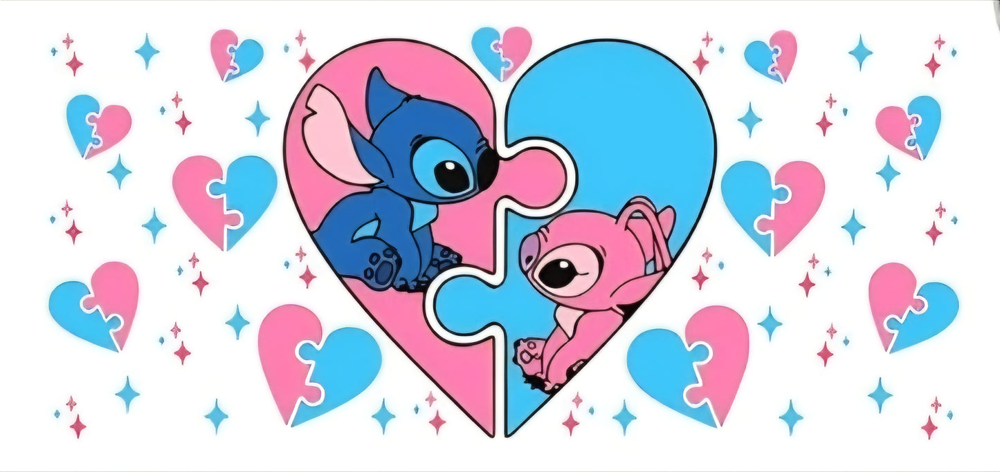 stitch angel love puzzle