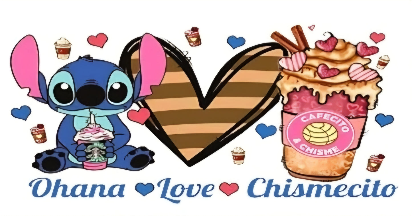 stitch ohana love coffee