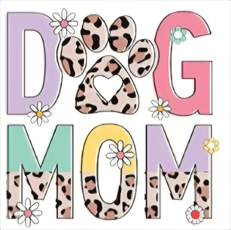 Dog mom pastel